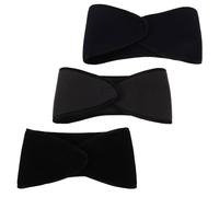 LIGIGWASH 3 Pièces Bandeau Oreille Froid Double Polaire Ajustable Cache-oreilles Thermique Léger et Compact pour Hommes Femmes Protection le Vent pour Running Cyclisme Ski Hiver