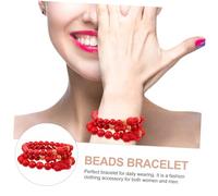 LIGIGWASH 3 pièces Bracelets Bouddhistes Perles Naturelles avec Piéton pour Hommes et Femmes Style Minimaliste et pour de Saint Valentin et Fête des Pères