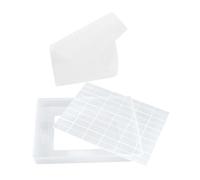 LIGIGWASH 3 pièces Kit pour Fabrication de Nougat avec Moule Antiadhésif Plateau et Tapis Silicone Réutilisables pour Pâtisserie DIY