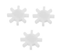 LIGIGWASH 3 Pièces Ptfe Magnetic Stirrer Bars Gear Shape Laboratory Tools Mini Testing Stir Bar Magnetic For Precise Scientific Mixing Experiments