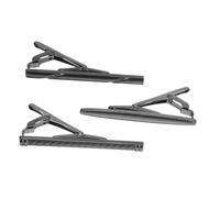 LIGIGWASH 3 Pièces Set de Pinces à Cravate Gravées pour Homme Accessoires Élégants et pour Costume Professionnel Ajustables et pour Réunions et Événements Formels