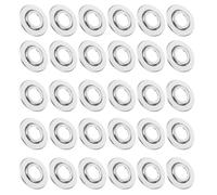 LIGIGWASH 30 Pièces Fire Sprinkler Escutcheon Cover Plate Double-layer Adjustable Stainless Steel Trim Ring For Recessed And Surface Sprinkler Heads In Residential And Commercial Buildings