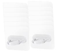 LIGIGWASH 30 pièces Lot de Crochets Adhésifs Multifonctions pour Fixation Murale sans Perçage Supports Spray et Cintres pour Cuisine et Salle de Bain