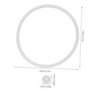 LIGIGWASH 4 Ensembles Silicone Lunch Box Seal Rings Replacement Gaskets With Stopper For Insulated Food Containers Meal Prep Accessory