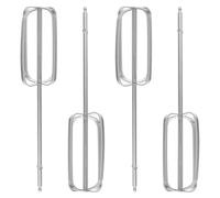 LIGIGWASH 4 Pièces Accessoires de Batteur à Main Acier Inoxydable Fouets pour Mélangeur Électrique Pâtes et Œufs Remplacement Polyvalent pour Cuisine