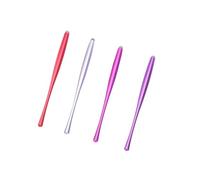 LIGIGWASH 4 pièces Stylet Capacitif Métal avec Pointe Fibre Remplaçable Stylo Tactile pour Écriture sur Téléphone et Tablette Couleurs Mixtes