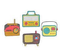 LIGIGWASH 4pièces Broches Radio Alliage Épingles Mode Élégantes Pour Vêtements Design Délicat Et Accessoires Polyvalents Pour Femmes