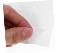 LIGIGWASH 5 feuilles Pastilles Adhésives Rondes Double Face Transparentes Autocollants Amovibles Haute pour Murs pour Bureau et Bricolage