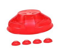 LIGIGWASH 5 pièces Lot de Couvercles de Protection en Plastique pour Détecteurs de Fumée Couvercle Anti-poussière Protection Facile à Installer pour Alarmes Incendie Domestiques et Cuisine