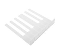LIGIGWASH 52 pièces Piano Keytops Durables Accessoires de Réparation pour Piano Droit Remplacement de Touches Blanches Résistantes à Usure