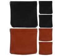 LIGIGWASH 6 Pièces Mini Makeup Pouch Auto-closing Small Organizer For Women Portable Pocket Cosmetic Bag For Keys Jewelry Earphones