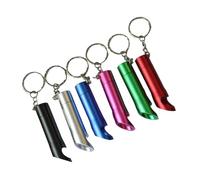 LIGIGWASH 6 pièces Porte Clés Mini LED Multifonction Porte Bouteille Compact pour Homme et Femme Lampe de Poche avec Décoration Colorée
