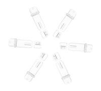 LIGIGWASH 6 Pièces Transparent Acrylic Lock Buckles Mini Snap Hinge Latch For Display Box Cabinet Drawer Accessories