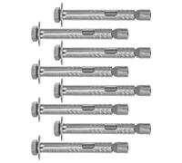 LIGIGWASH 8 Pièces Boulons Ancrage à Expansion Acier Inox Jeu de Vis Lourdes pour Fixation Murale Béton Chevilles Robustes pour Maçonnerie et Briques