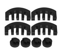 LIGIGWASH 8 Pièces Set de Silencieux pour Violon Caoutchouc Modèles Ronds et Modèles Griffes Accessoires Pratiques Antidérapants Protection Douce pour Violonistes Débutants et Professionnels