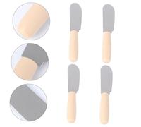 LIGIGWASH 8 Pièces Spatules à Beurre Inox Ergonomiques Manche Antidérapant PP Ustensiles de Cuisine pour Tartinage à et Pâtisserie Faciles à Nettoyer