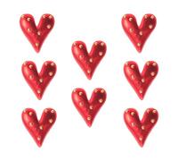 LIGIGWASH 8pièces Lot de Broches Cœur Émaillé Broche Cœur pour Femme Bijou Saint-valentin pour Robe ou Mariage