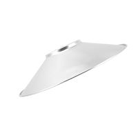 LIGIGWASH Abat-jour Plafond Industriel en Aluminium Argenté Étanche Protection D'ampoule, Réflecteur de Lumière Suspendre D'intérieur Style Vintage Chic