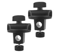 LIGIGWASH Adaptateur pour Rack Téléphonique 2pcs Clips Universels pour Bras de Microphone Légers et Portables en Abs et Fer, Adaptés pour Scène Ouverture 15mm