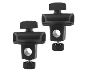 LIGIGWASH Adaptateur pour Rack Téléphonique 2pcs Clips Universels pour Bras de Microphone Légers et Portables en Abs et Fer, Adaptés pour Scène Ouverture 15mm