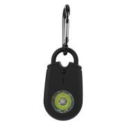 LIGIGWASH Alarme de Sécurité avec LED pour Femmes et Signal Sonore Urgence Portable Compacte et Réutilisable Cas de Danger et Chute Protection Noir