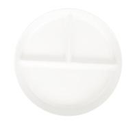 LIGIGWASH Assiette Céramique Compartimentée Sections pour Repas Équilibré Contrôle des Portions Facile à Nettoyer Déjeuner et Collation Usage Quotidien Maison