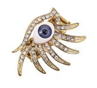 LIGIGWASH Bague Élastique Créative Œil Malin Pour Femme Avec Strass Éblouissants Accessoire De Mode Pour Fêtes Et Usage Quotidien