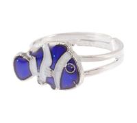 LIGIGWASH Bague Qui Change de Couleur Thermochromique pour Doigt Accessoire Fantaisie Poisson Tropical Anneau Garçon Fille et Femmes Accessoire Mode pour Fêtes et Quotidien