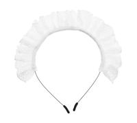 LIGIGWASH Bandeau Cheveux Femme Lolita en Dentelle, Taille Unique, Style Soubrette Kawaii, Accessoire Cosplay Fête Doux et Confortable