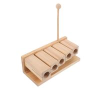 LIGIGWASH Bloc de Percussion Bois Tons Instrument Musical avec Maillet pour Yoga Éducation Montessori Garçon Fille