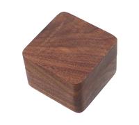 LIGIGWASH Boîte à Bagues Bois Portable avec Emplacements Mini Boîte à Bijoux de Voyage pour Alliances Bagues et Boucles Oreilles Rangement Compact pour Fiançailles et Mariage