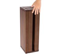 LIGIGWASH Boîte de Rangement Bois Massif pour Multiprises Organisateur Électrique Ventilé Capacité Importante pour Bureau et Maison Coffret Câble Multifonctionnel Élégant