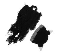 LIGIGWASH Bonnet En Corne Tricotée Pour Homme Bonnet À Barbe Farfelu Décoration Cosplay Barbe Réaliste