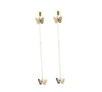 LIGIGWASH Boucles D'oreilles Anti-perte Support D'écouteurs sans Fil, Manchettes D'oreille Légères pour Femmes, Accessoires Bijoux pour École, Sport et Bureau, Bleu Foncé