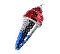 LIGIGWASH Boule Disco Forme De Glace Suspendue Décoration Miniature Pour Bar Club Mariage Et Anniversaire Ornements Miroir Réfléchissant Pour Ambiance Festive