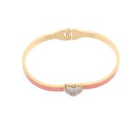 LIGIGWASH Bracelet Jonc Cœur Minimaliste Acier Inoxydable pour Femme Bracelet Manchette Résistant à Épreuve Élégant Polyvalent pour Mariage Anniversaire et Saint-valentin