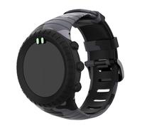 LIGIGWASH Bracelet Tpu Camouflage Ajustable pour Montre Core Accessoire de Remplacement Confortable et Compatible avec Suunto Core Design Sportif Noir
