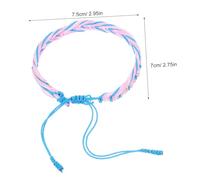 LIGIGWASH Bracelet Tressé Coloré Unisexe Ajustable Bracelet Amitié Fil Élastique pour Poignet Style Lgbt Pride pour Couples et Famille
