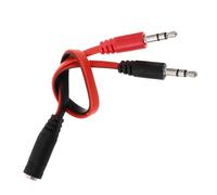 LIGIGWASH Câble Adaptateur Audio Tpe Résistant Doubleur Jack Microphone et Casque Partage Audio Flexible pour Ordinateur Smartphone