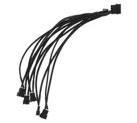 LIGIGWASH Câble Adaptateur Ventilateur Pc Multi Usage Répartiteur Convertisseur vers Organise et Connecte Plusieurs Ventilateurs pour Refroidisseur Ordinateur Compatible