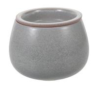 LIGIGWASH Ceramic Tea Residue Bowl With Strainer And Lid Retro Porcelain Gongfu Tea Washing Container And Desktop Decoration