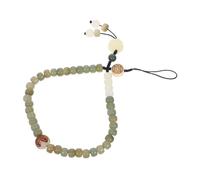 LIGIGWASH Chaîne de Téléphone Chinoise Jade Blanc avec Pendentif Détachable Corde Suspendue Décorative pour Coque Mobile Lanière Pratique et Élégante pour Accessoires Personnalisables