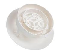 LIGIGWASH Chapeau de Cheminée en Pvc Imperméable et Anti-neige, Couvre-ventilation pour Conduit de Cheminée, Protection Maison et Décoration Intérieure, Blanc