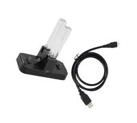 LIGIGWASH Chargeur Manettes Switch Slots avec LED Colorée Station de Recharge USB pour Manettes Pro et Indicateur Lumineux Transparent