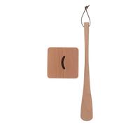 LIGIGWASH Chausse-pied Long en Bois 30 Cm avec Base Stable, Outil Aide-chaussure pour Personnes Âgées et Femmes Enceintes, Chausse-botte Solide et Ergonomique pour Bottes et Chaussures