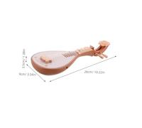 LIGIGWASH Chinese Lute Model For Playable Vintage Musical Instrument Toy With Lightweight Safe Design For School Performances Family Events And Cultural Learning