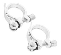 LIGIGWASH Collier de Tige de Selle de vélo 35 mm à dégagement Rapide, 2pcs en Alliage d'aluminium, réglage sans Outil, pour Cyclisme et vélo à pignon Fixe Couleur Aléatoire