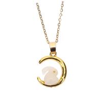 LIGIGWASH Collier Femme Ras Cou avec Pendentif Lapin Élégant Chaîne Clavicule Fine Bijoux Classiques pour Cadeau Femme Anniversaire et Pâques