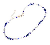 LIGIGWASH Collier Ras Du Cou Femme Perles Simples Mode Chaîne Clavicule pour Adolescentes été Cadeau