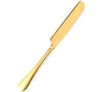 LIGIGWASH Couteau à Inoxydable Doré 21 Cm, Trancheuse Polyvalente, Gâteau et Pizza, Outil Cuisine Résistant la Corrosion, Ustensile Boulangerie Pratique pour Usage Domestique